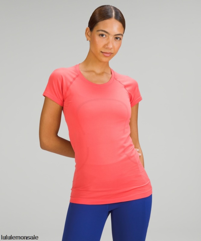 Lululemon Damen DELULU150 | Swiftly Tech Kurzarmshirt 20 Pale Himbeere